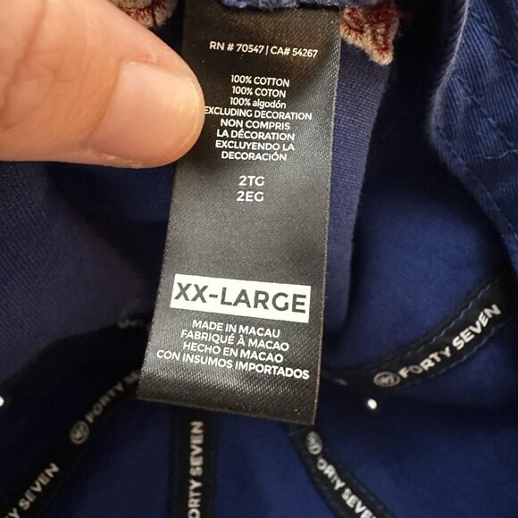 Atlanta Braves Hat Cap Fitted Mens XX-Large Blue MLB Baseball Cooperstown Coll - Picture 9 of 13